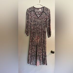 Knox Rose, sz M, paisley and floral dress